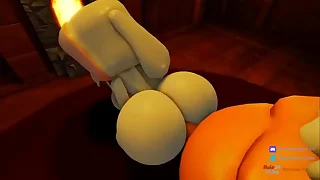 &iexcl;Ser FOLLADA por una polla ENORME en ROBLOX otra vez&excl; En navidad